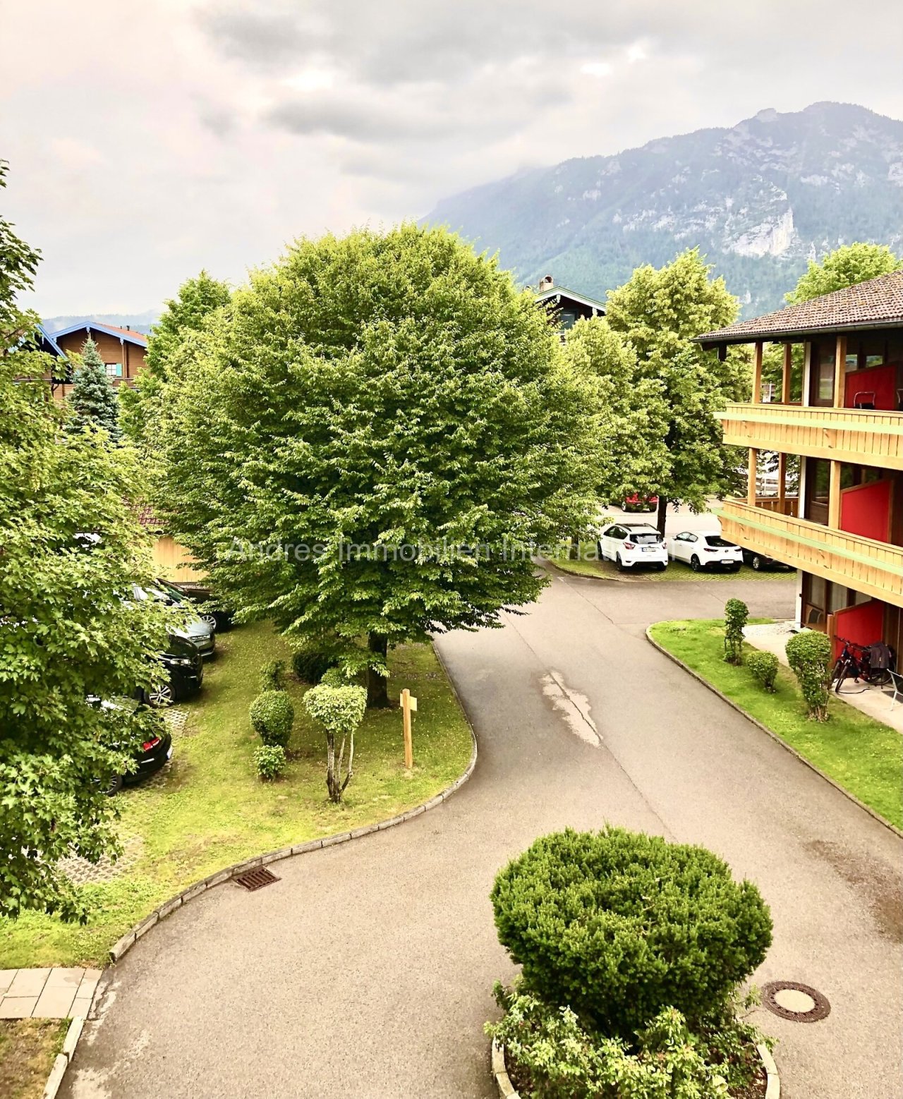 Ausblick vom Balkon