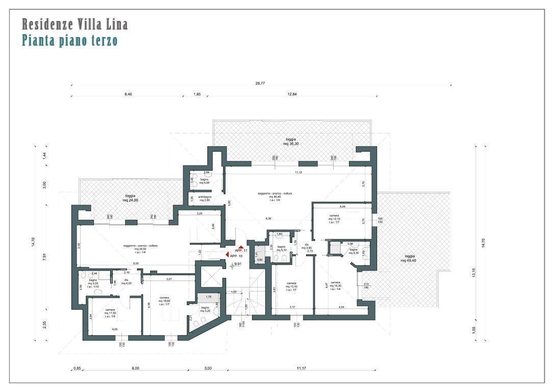 Pianta p.terzo_Villa Lina